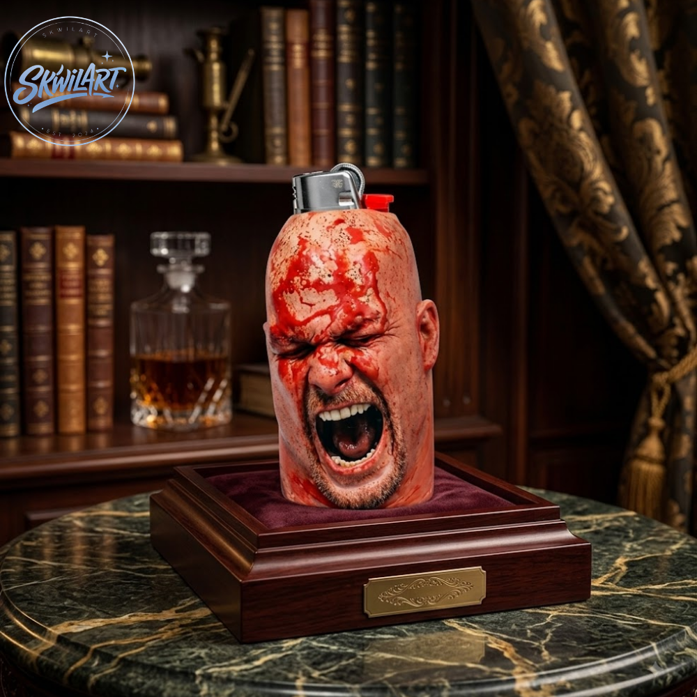 Stone Cold Steve Austin Bloody Head Lighter case 2026